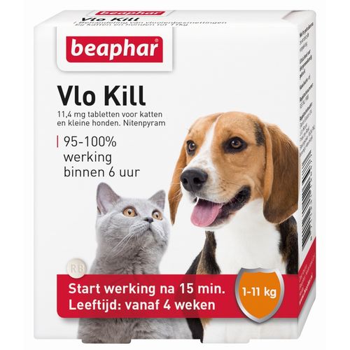 Beaphar Vlo Kill Hond / Kat 6 tabletten
