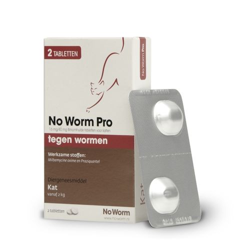 Exil No Worm Pro 2 tabletten