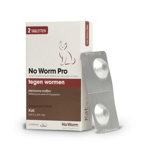Exil No Worm Pro Kitten 2 tabletten