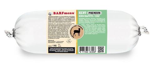 BARFmenu Hond Premium Hert 1kg